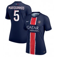 Koszulka piłkarska Paris Saint-Germain Marquinhos #5 Strój Domowy dla kobiety 2024-25 tanio Krótki Rękaw